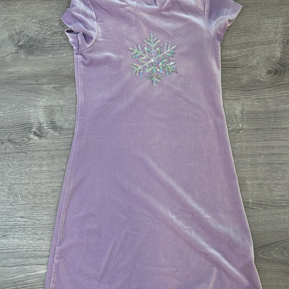 Soft as snow dress for girl